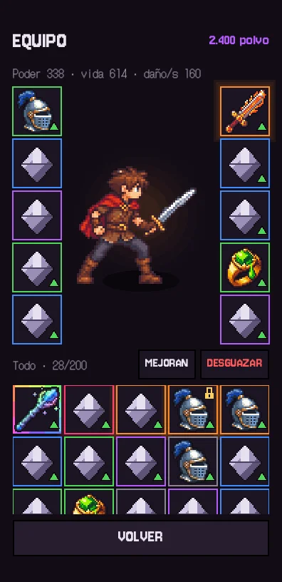 El equipo alrededor del héroe